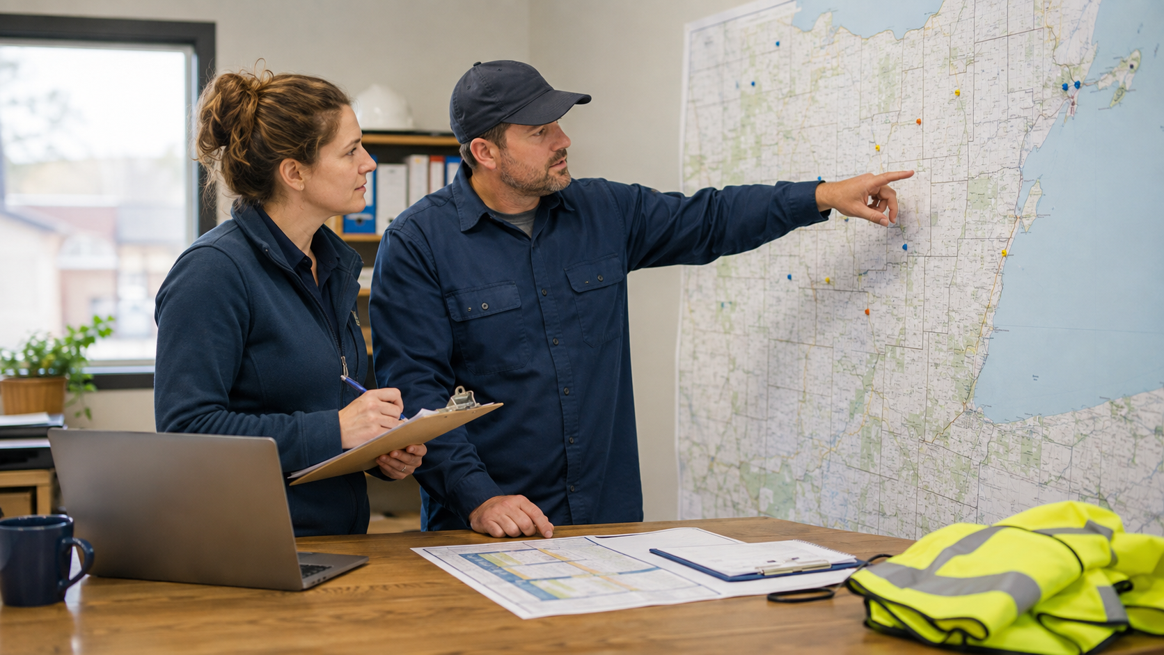 Facilities-service contractors planning an Ohio public-sector territory and bid calendar